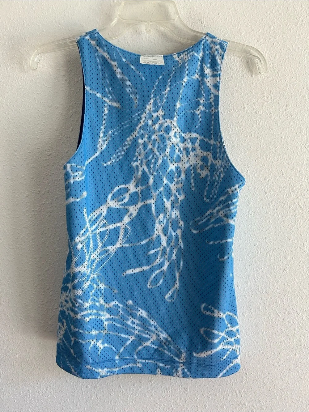 Nike Reversible Basketball Jersey Kids Size M Blue Mesh Logo